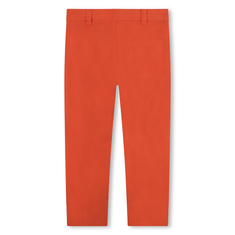 Adjustable cotton trousers KENZO KIDS 
                    UNISEX