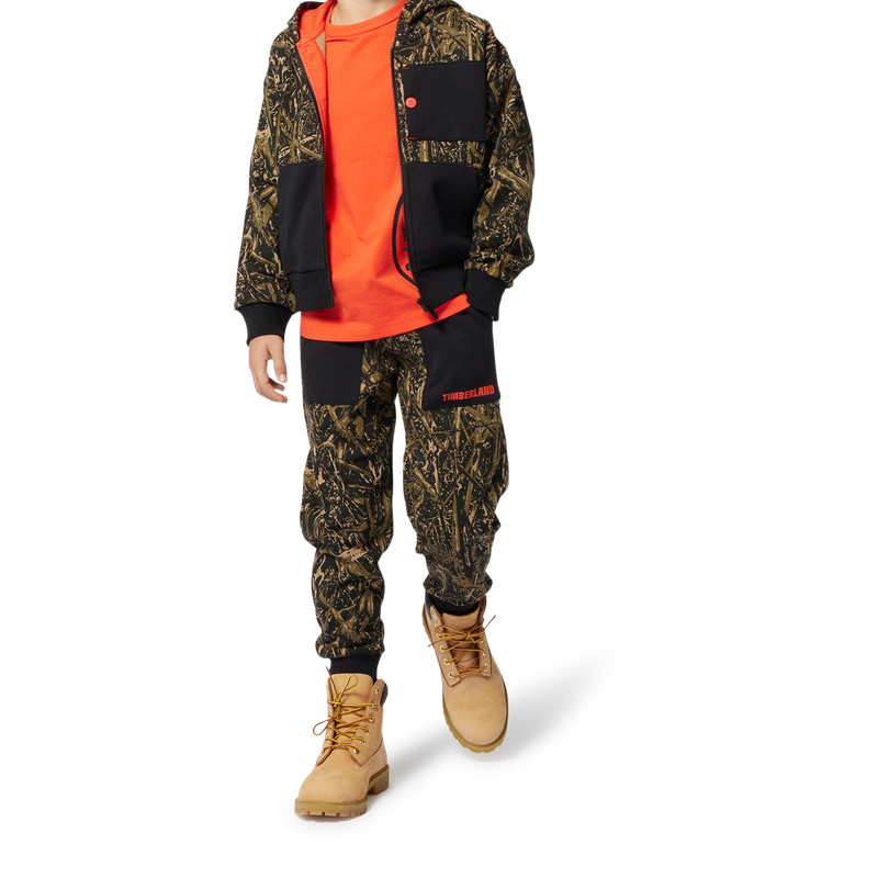 Hooded Fleece Cardigan TIMBERLAND 
                        BOY