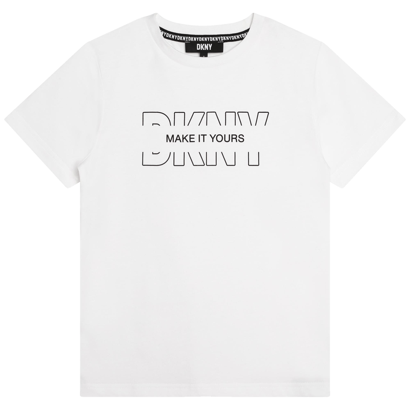 Contrasting print T-shirt DKNY 
                    BOY