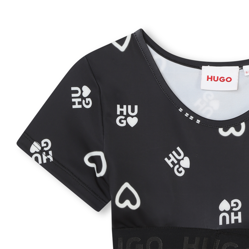 Sports crop top HUGO 
                    GIRL