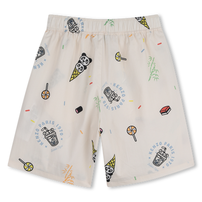 Poplin Bermuda Shorts KENZO KIDS BOY