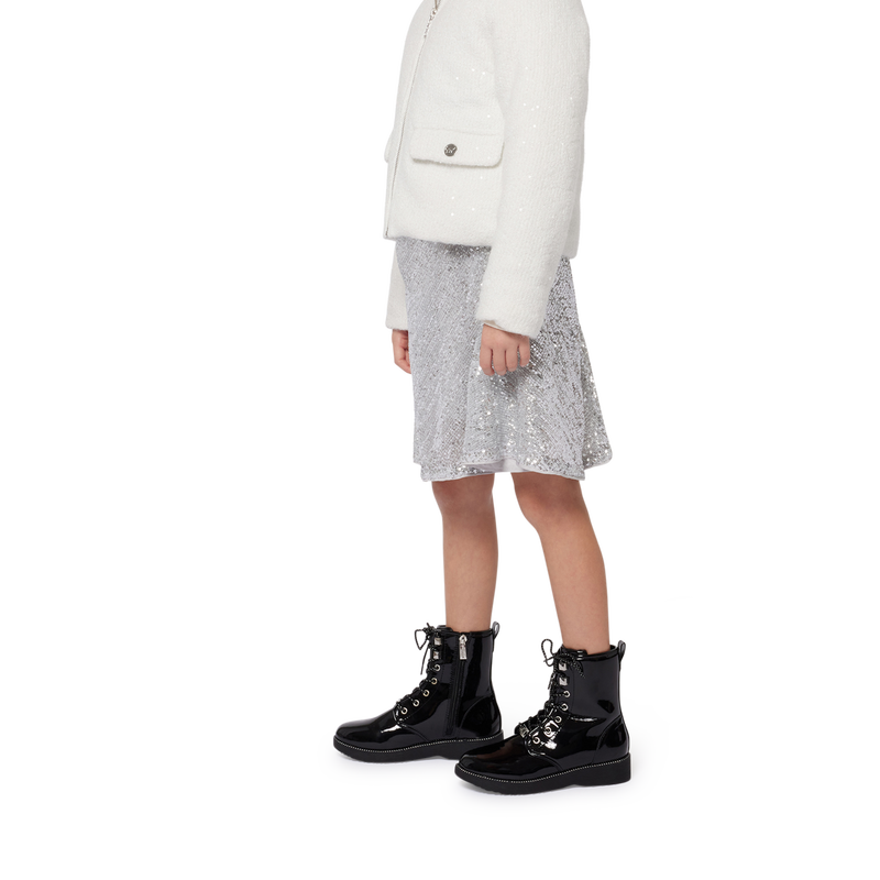 Sequin Zip-Up Dress MICHAEL KORS 
                        GIRL