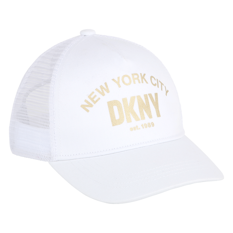 Bi-material logo cap DKNY 
                    GIRL