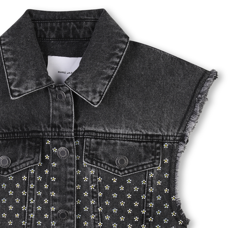 Sleeveless denim jacket MARC JACOBS 
                        GIRL