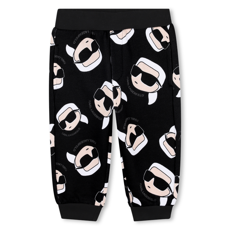 Brushed fleece pants KARL LAGERFELD KIDS 
                        BOY