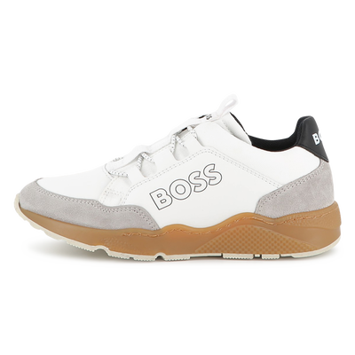 Faux and canvas sneakers BOSS BOY