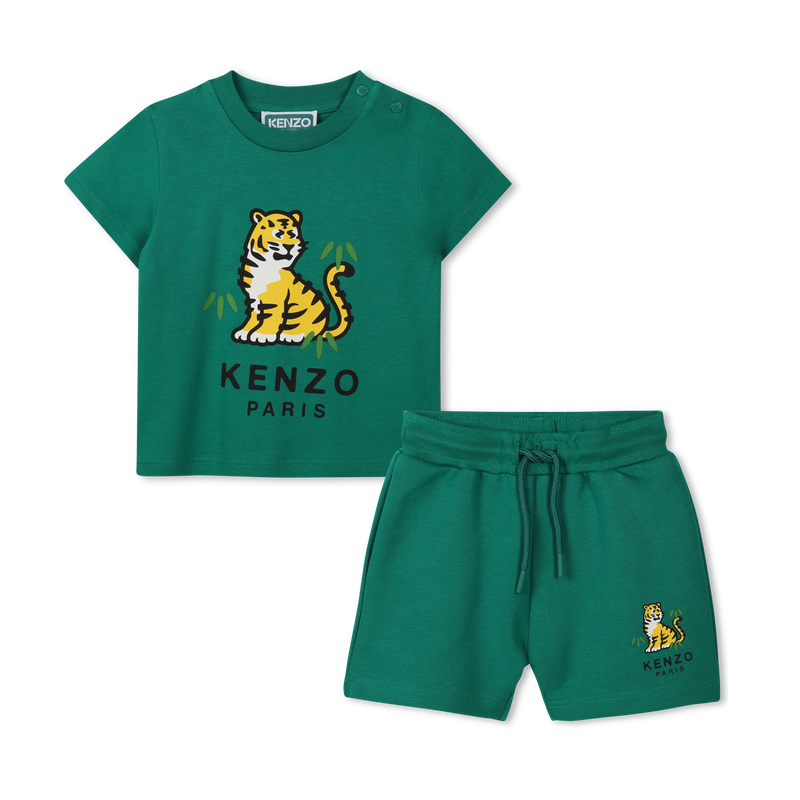 T-shirt and Bermuda shorts set KENZO KIDS 
                        BOY