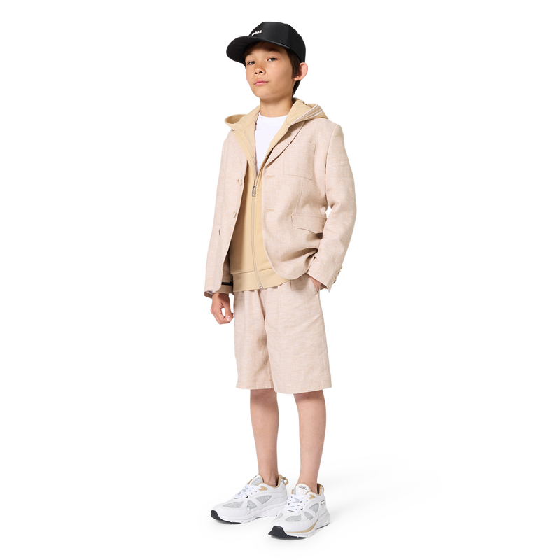 Linen Bermuda Shorts BOSS 
                        BOY