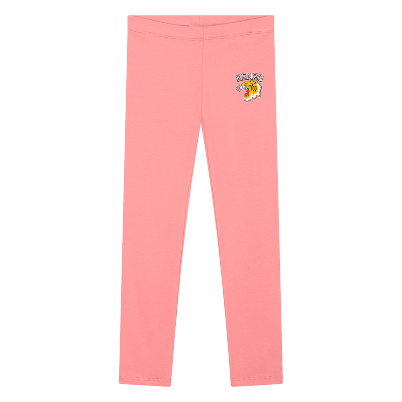 Tiger-Print Leggings KENZO KIDS 
                    GIRL