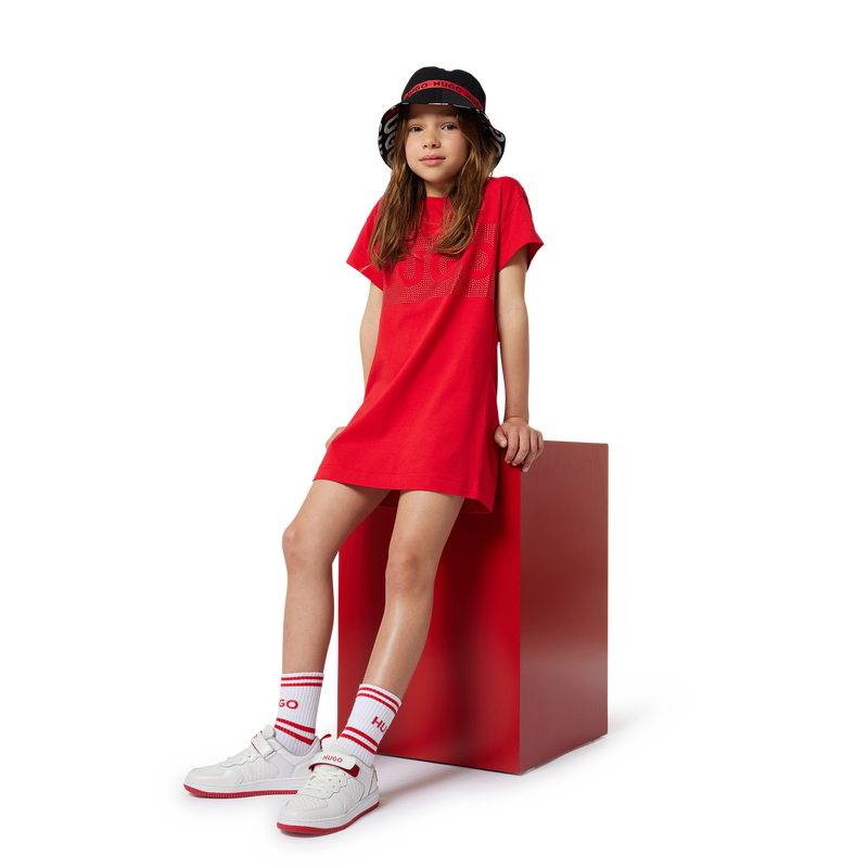 Short-sleeved dress HUGO 
                    GIRL