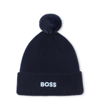 Knitted hat with pompom BOSS 
                    BOY