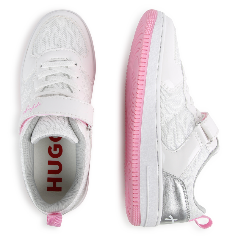 Lace-up & Velcro sneakers HUGO 
                    GIRL