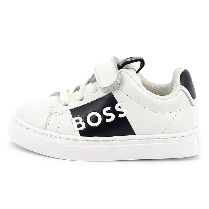 Lace-up leather sneakers BOSS 
                        BOY