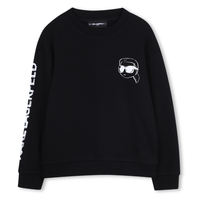 Printed Sweatshirt KARL LAGERFELD KIDS BOY