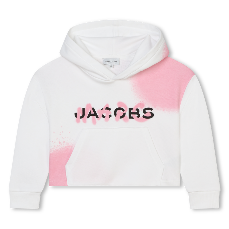 Cropped Fleece Sweatshirt MARC JACOBS 
                    GIRL
