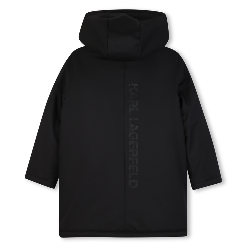 Hooded parka KARL LAGERFELD KIDS 
                        BOY
