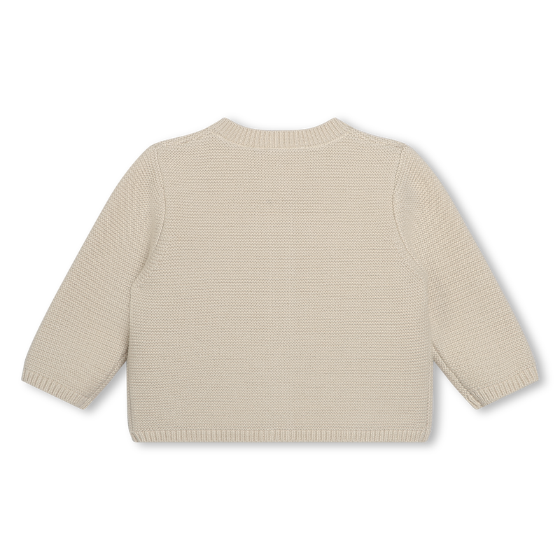 Knitted cotton cardigan