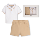 Polo shirt and shorts set BOSS 
                    BOY