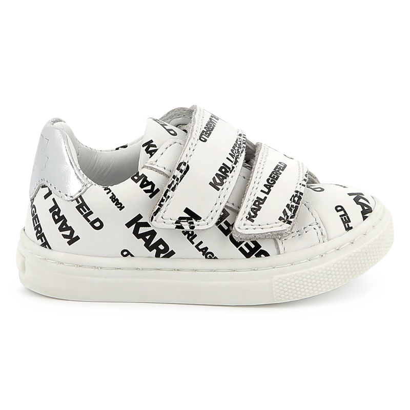Leather Velcro sneakers KARL LAGERFELD KIDS 
                        UNISEX