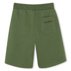 Cotton Bermuda Shorts KARL LAGERFELD KIDS 
                    BOY