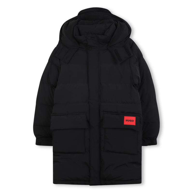 Long down jacket HUGO 
                    BOY