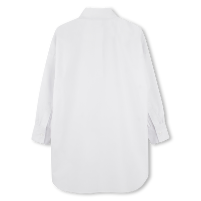 Long-sleeved shirt-dress KARL LAGERFELD KIDS GIRL