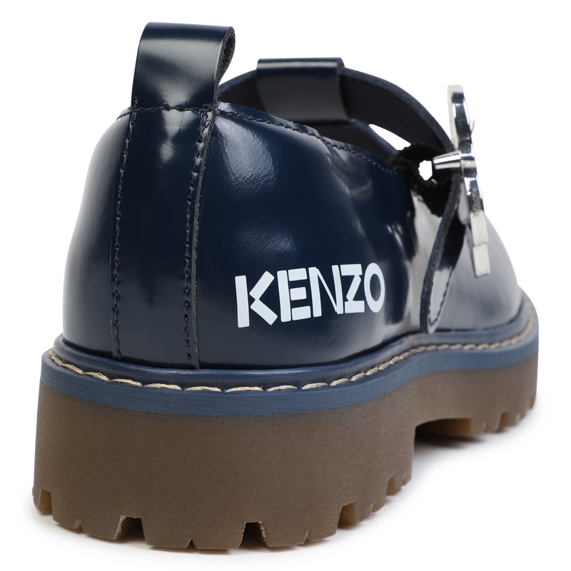 Buckled Leather Mary-Janes KENZO KIDS 
                        GIRL