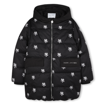 Long hooded down jacket MARC JACOBS GIRL