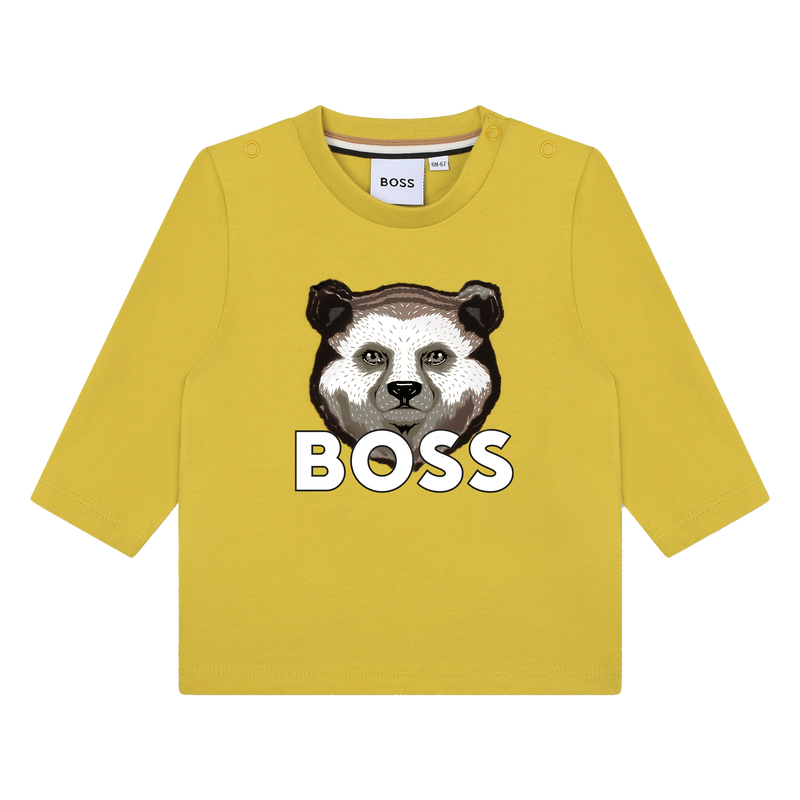 Cotton t-shirt with print BOSS 
                    BOY
