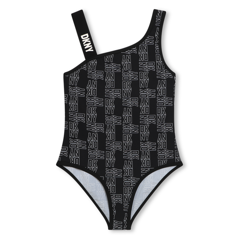 Dkny black one piece swimsuit top
