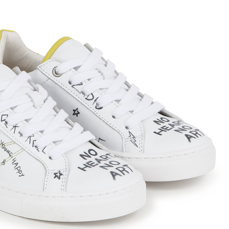 ZADIG VOLTAIRE Lace Up Low Top Sneakers