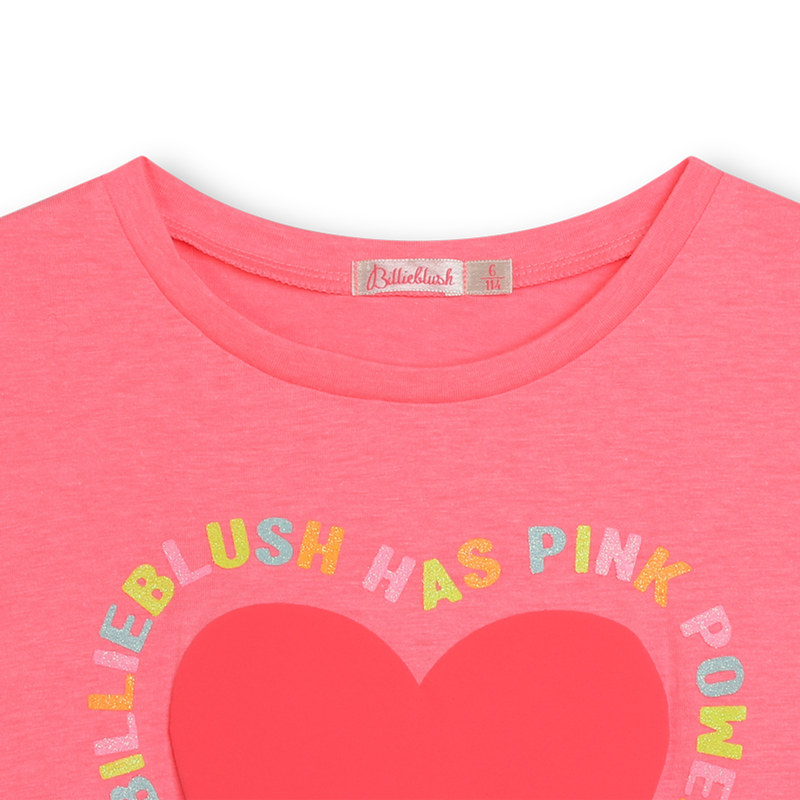 Short-sleeved cotton T-shirt BILLIEBLUSH 
                    GIRL
