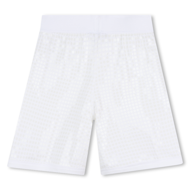 Cotton shorts with sequins DKNY 
                    GIRL