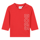 Cotton Long-Sleeve BOSS 
                    BOY