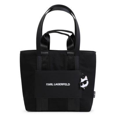 Tote bag with CHOUPETTE tag KARL LAGERFELD KIDS GIRL