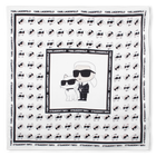 Printed square scarf KARL LAGERFELD KIDS 
                    GIRL