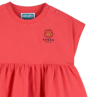 Gathered Waist Dress KENZO KIDS 
                    GIRL