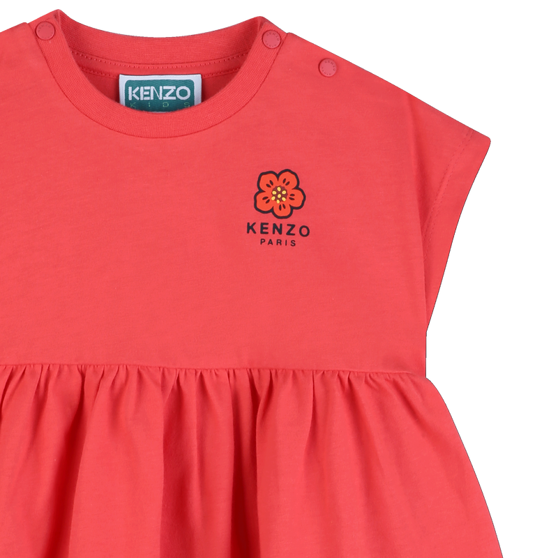 DRESS GATHERED AT THE WAIST KENZO KIDS 
                        GIRL