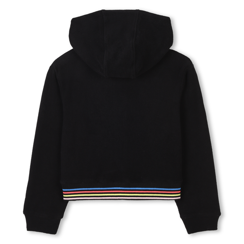 Hooded fleece cardigan SONIA RYKIEL 
                    GIRL