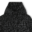 Long hooded down jacket KARL LAGERFELD KIDS 
                    GIRL