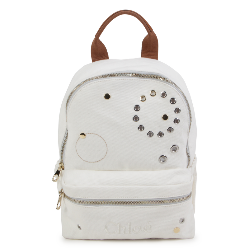 Leather detail backpack CHLOE 
                    GIRL