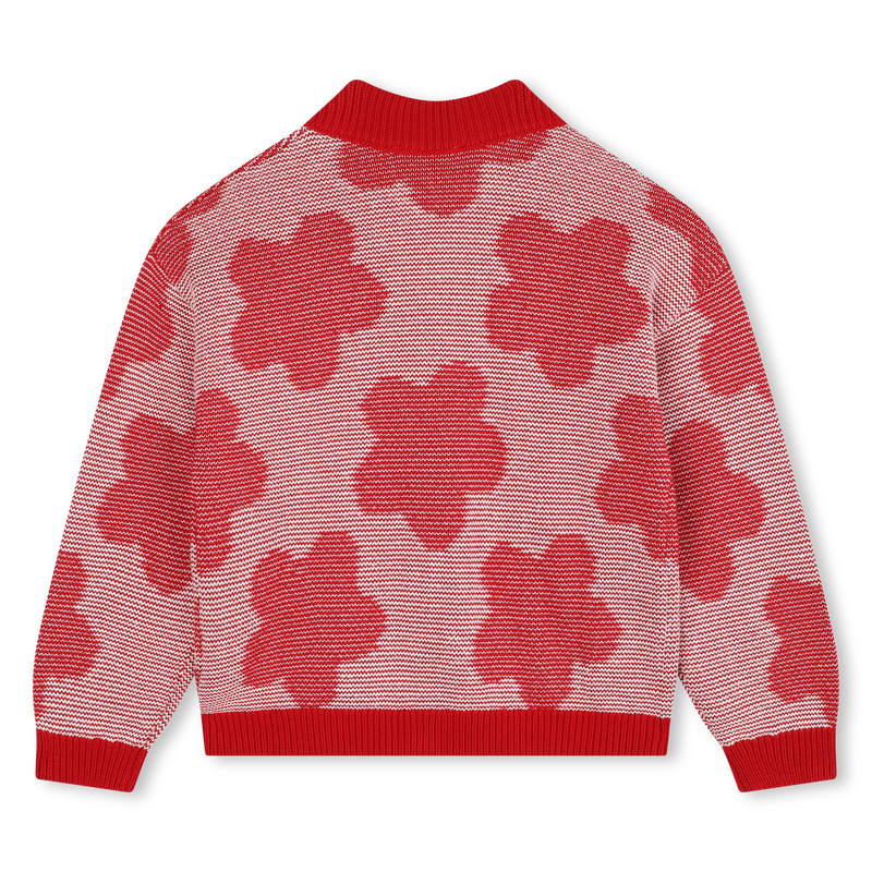 Buttoned Flower Cardigan KENZO KIDS 
                        GIRL