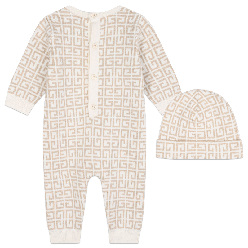 GIVENCHY Onesie Hat Set
