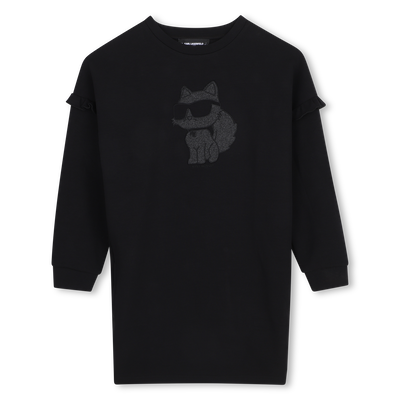 Long Sleeve Dress KARL LAGERFELD KIDS GIRL