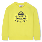 Brushed fleece sweatshirt, NEON YELLOW, hi-res