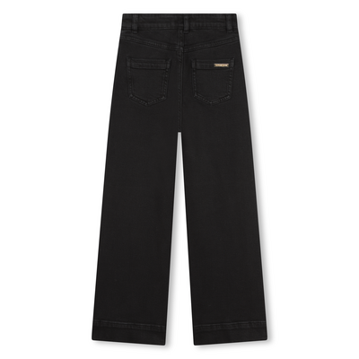 Metal Eyelet Wide-Leg Jeans MICHAEL KORS GIRL