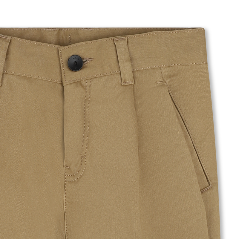 Plain Twill Chino Trousers BOSS 
                        BOY