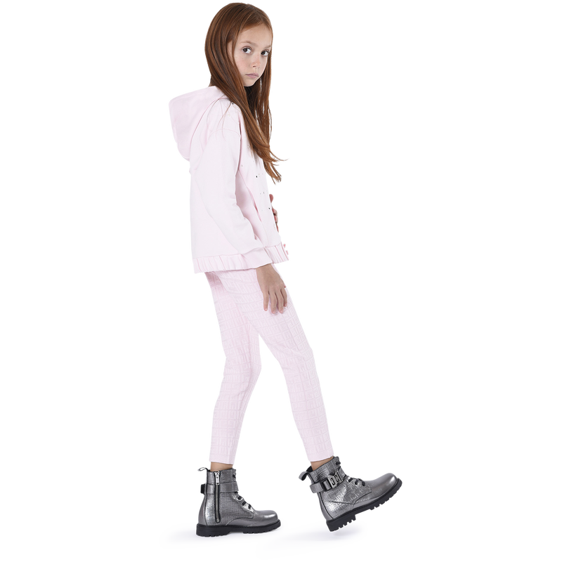Hooded rhinestone sweatshirt GIVENCHY 
                    GIRL