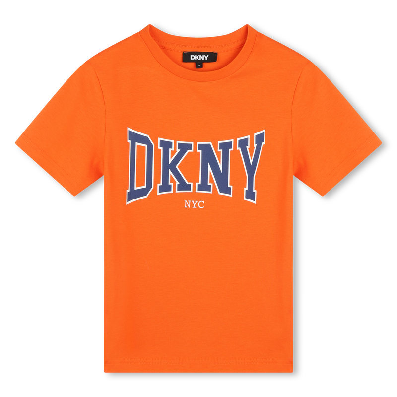 Short-Sleeved Cotton T-Shirt DKNY 
                    BOY