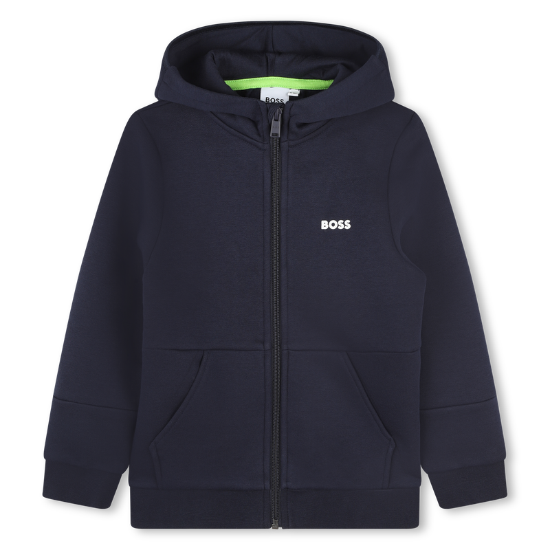 Zip-up logo hoodie BOSS 
                    BOY